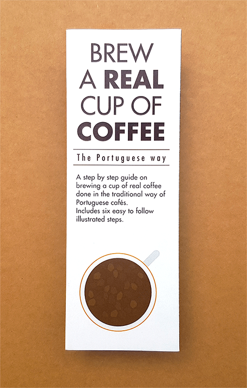 A how to coffee leaflet